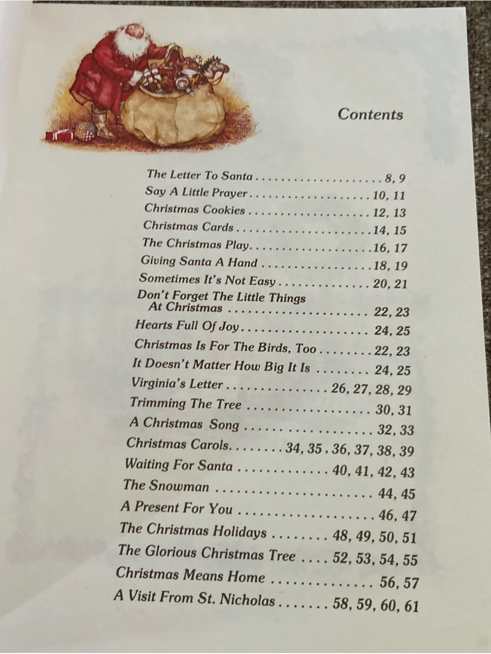 HOLLY HOBBIE'S CHRISTMAS BOOK - EXCELLENT CONDITION HARDCOVER VINTAGE 1980 HTF